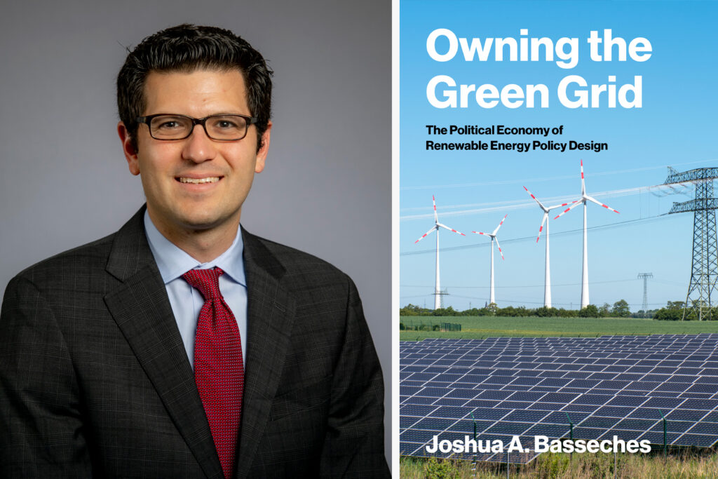 Joshua Basseches and his new book, “Owning the Green Grid.”