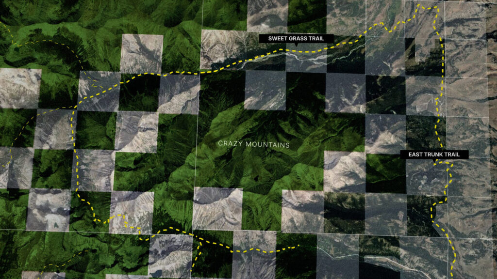 As part of the land exchange, the U.S. Forest Service forfeited public access claims to two historic trails — the Sweetgrass Trail and the East Trunk Trail — which had appeared on agency maps for more than a century. Credit: Luis A. Yordan/Floodlight