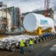 A gas turbine is delivered to Duke Energy’s natural gas-fired power plant in Lincoln County, North Carolina, in 2019. Credit: Duke Energy