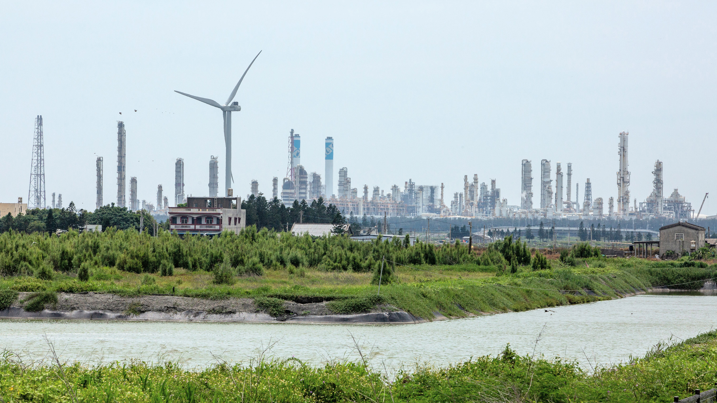 A Formosa Plastics complex in Yunlin County, Taiwan.