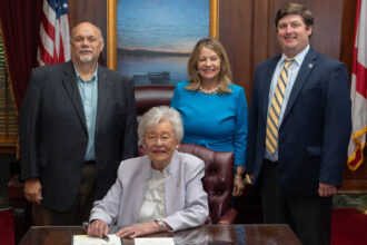 Incumbent Public Service Commissioner Jeremy Oden (left) lost his seat in May’s primary. Chris Beeker (right) will face his opponent in a runoff. Credit: Alabama Governor’s Office
