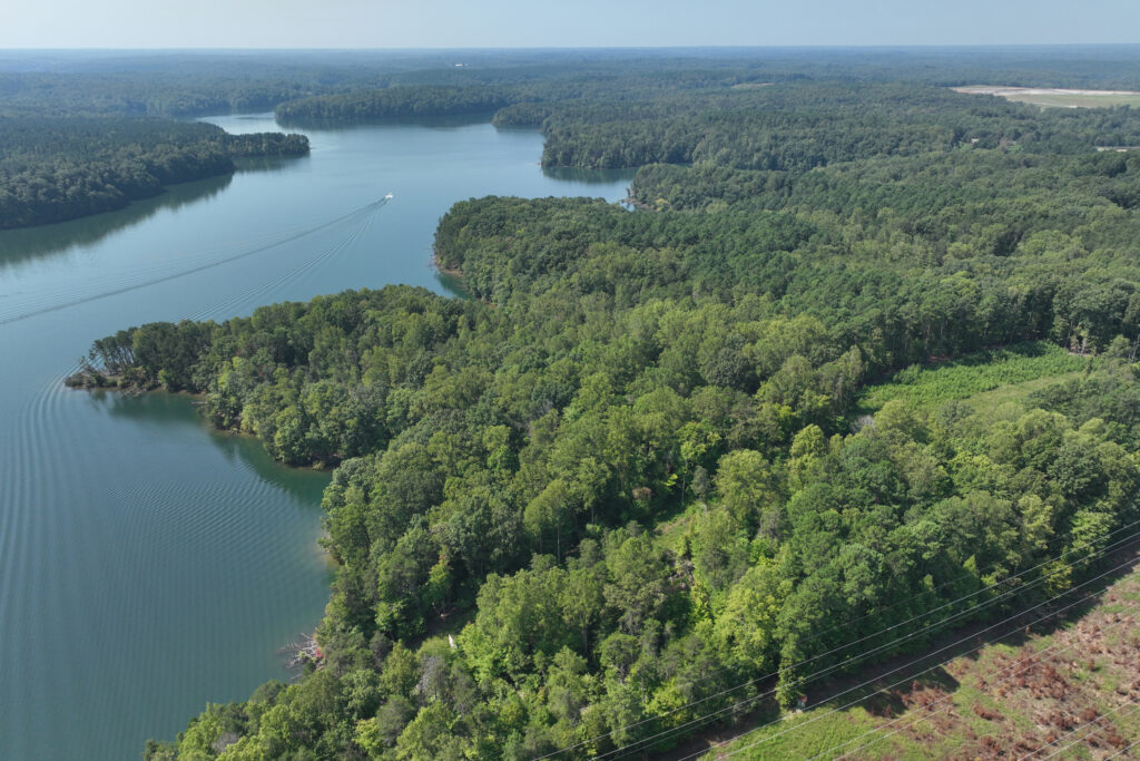 The proposed site for new nuclear technologies at Duke Energy’s Belews Creek plant in Stokes County. Credit: Duke Energy