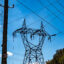 Power lines zigzag across the Birmingham sky. Credit: Lee Hedgepeth/Inside Climate News