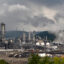 A view of Shell’s massive ethane “cracker” plant at Monaca in Beaver County, Pennsylvania, a project that opened in 2022. Credit: Jeff Swensen for The Washington Post via Getty Images