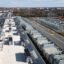 Data center cooling fans and generators operate next to a power substation in Ashburn, Va., on Nov. 12, 2025. Credit: Andrew Caballero-Reynolds/AFP via Getty Images