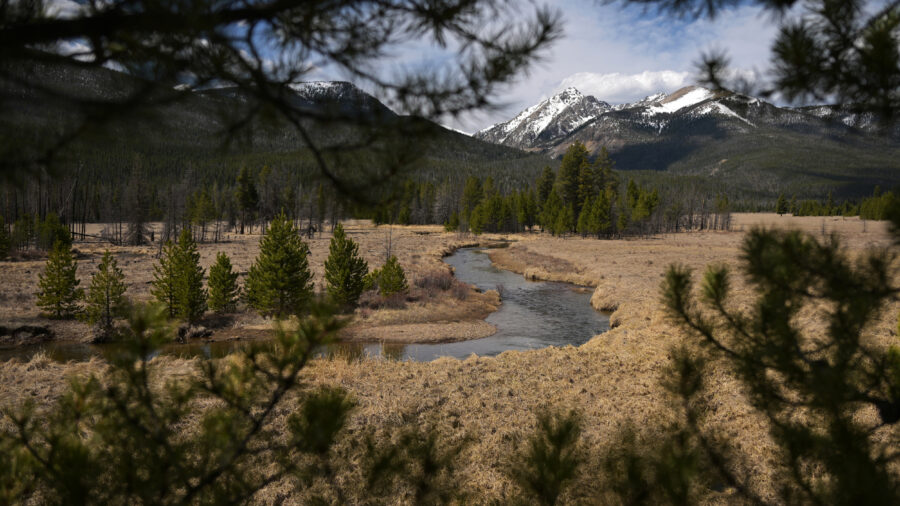 Snowmelt feeds the Colorado River near its headwaters on April 6 in Rocky Mountain National Park. Credit: RJ Sangosti/MediaNews Group/The Denver Post via Getty Images