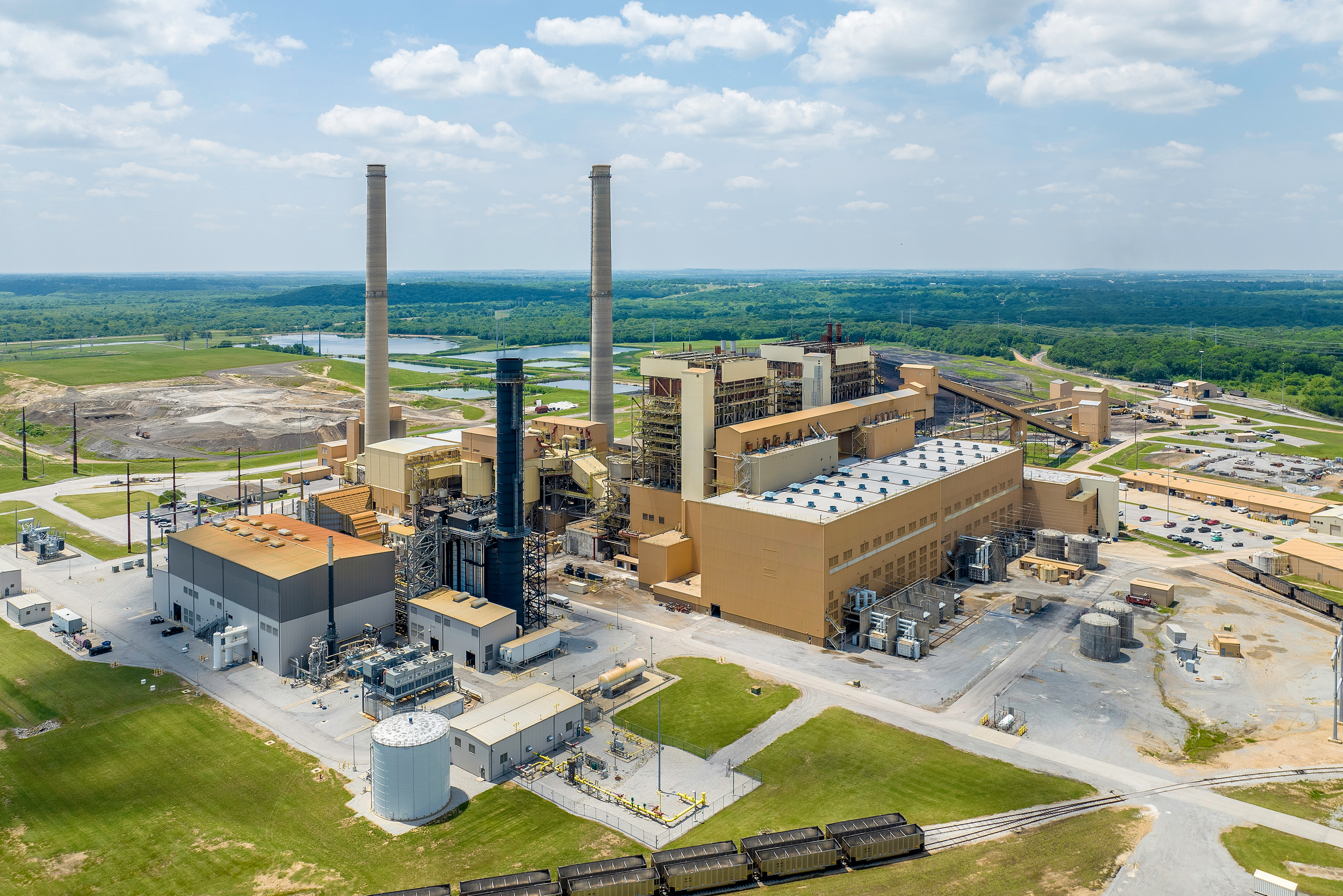 The Grand River Energy Center in Oklahoma. Credit: Grand River Dam Authority