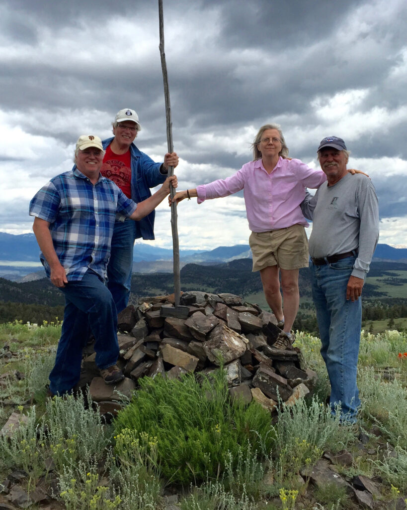 James Bruggers with his siblings Don, Carol and Rick in the mountains above Salida, Colo. Credit: Courtesy of Chris Bruggers