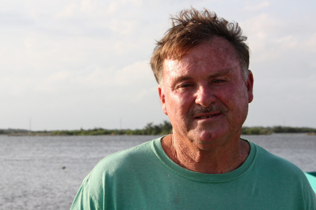 Eddie Lejuine, a commercial fisherman in Calcasieu Lake, said his catches have plummeted since LNG terminals began operating in the area. Credit: Nicholas Kusnetz/Inside Climate News