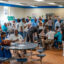 Hayneville residents gather in a middle school now closed due to a declining local population for an open house with developers of a proposed hyperscale data center campus. Credit: Lee Hedgepeth/Inside Climate News