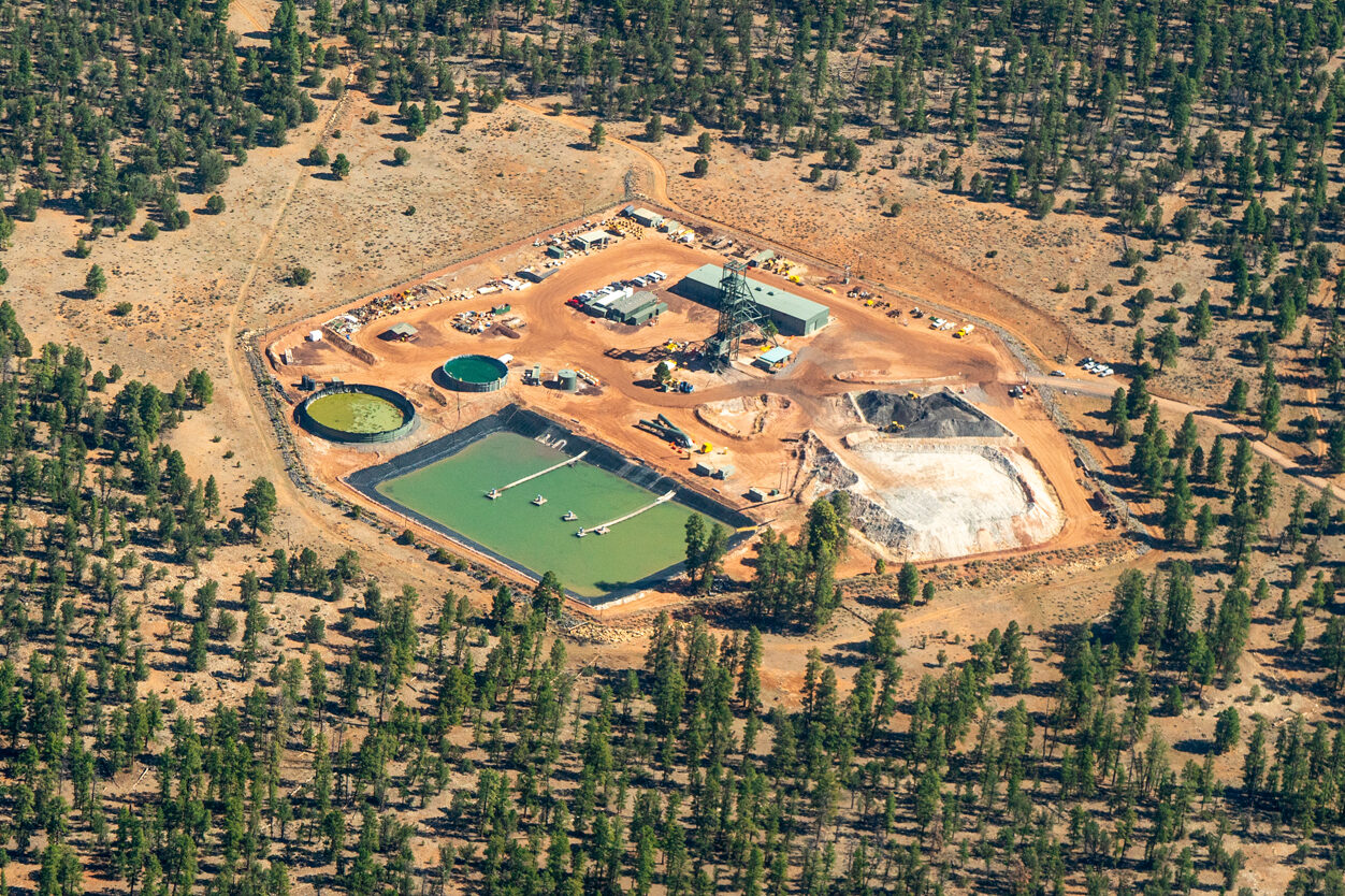 An aerial view of the Pinyon Plain Mine. Credit: EcoFlight