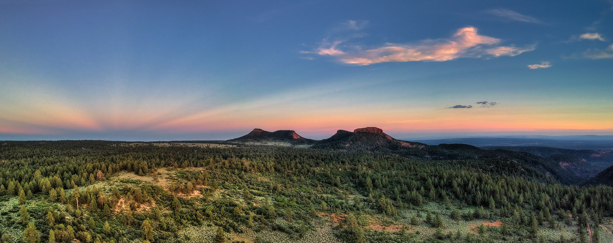 A view of Bears Ears National Monument at sunset. Credit: Tim Peterson