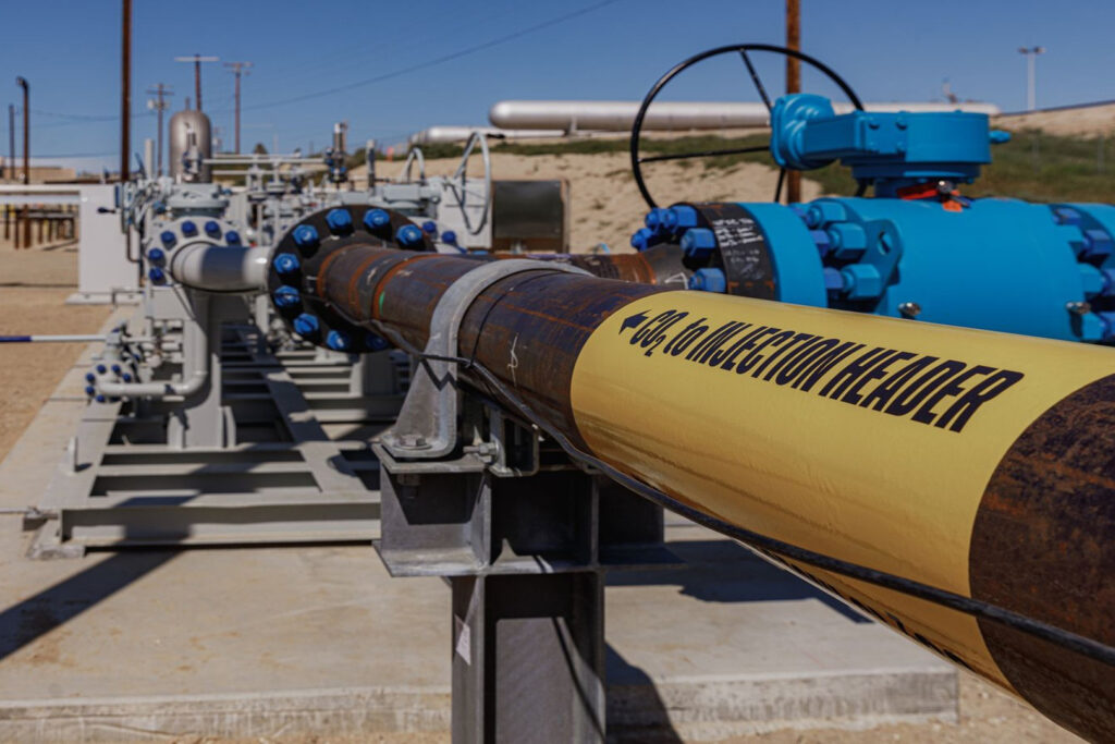 CRC’s CarbonTerraVault I in Kern County is capable of taking roughly 1.5 million metric tons of CO2 per year and storing 38 million tons overall. Credit: California Resources Corporation