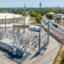An electrical substation is seen in Austin during high temperatures on Aug. 19, 2023, as ERCOT asked Texans to conserve power. Credit: Brandon Bell/Getty Images