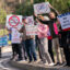 Protesters against a proposed data center development gather in Lusby, Md., on April 6. Credit: Nathan Howard/The Washington Post via Getty Images