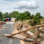 The aftermath of flash flooding on the banks of the Guadalupe River is seen on Friday in Kerrville, Texas. Credit: Brandon Bell/Getty Images