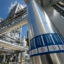A carbon capture system is seen at a plant in Heidenheim, Germany, on July 23. Credit: Stefan Puchner/picture alliance via Getty Images