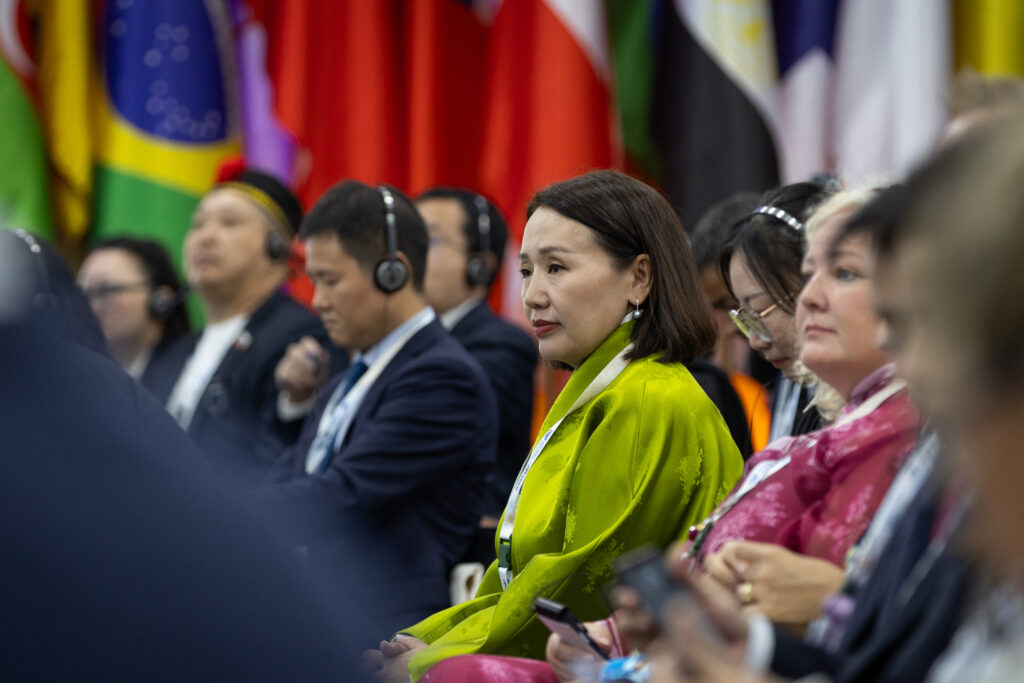 Dignitaries attend a forum during this year’s Convention to Combat Desertification. Credit: Kiara Worth/UNCCD