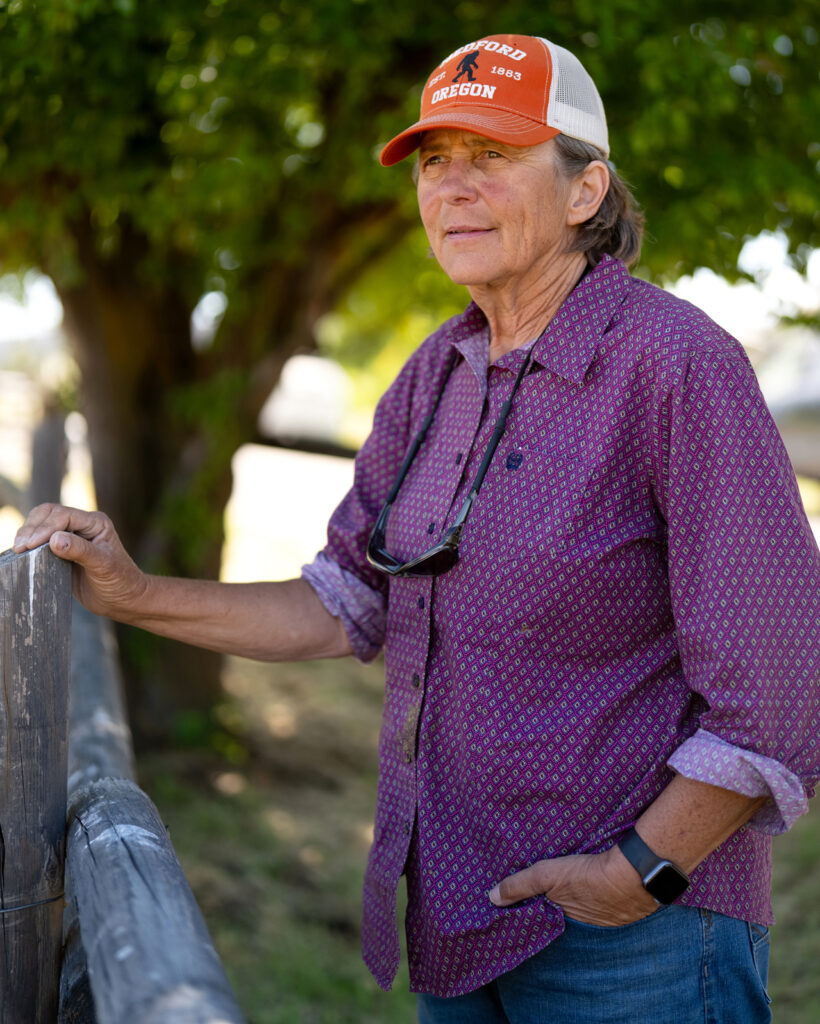 Dawn Hnatow uses effective stockmanship to move cattle “in a way the animal understands and can process," leading to less stressed, healthier, predator-resilient animals, she said.