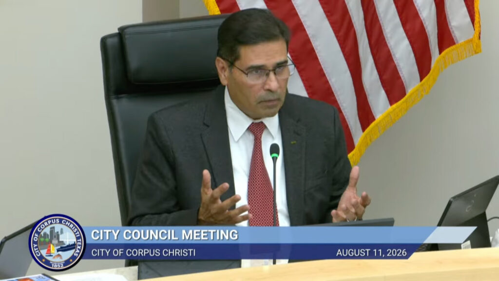 City Council member Gil Hernandez said he didn’t agree with the proposed Fair Water Amendment, but he recognized that citizens met all requirements to place it on the November ballot. Source: City of Corpus Christi livestream