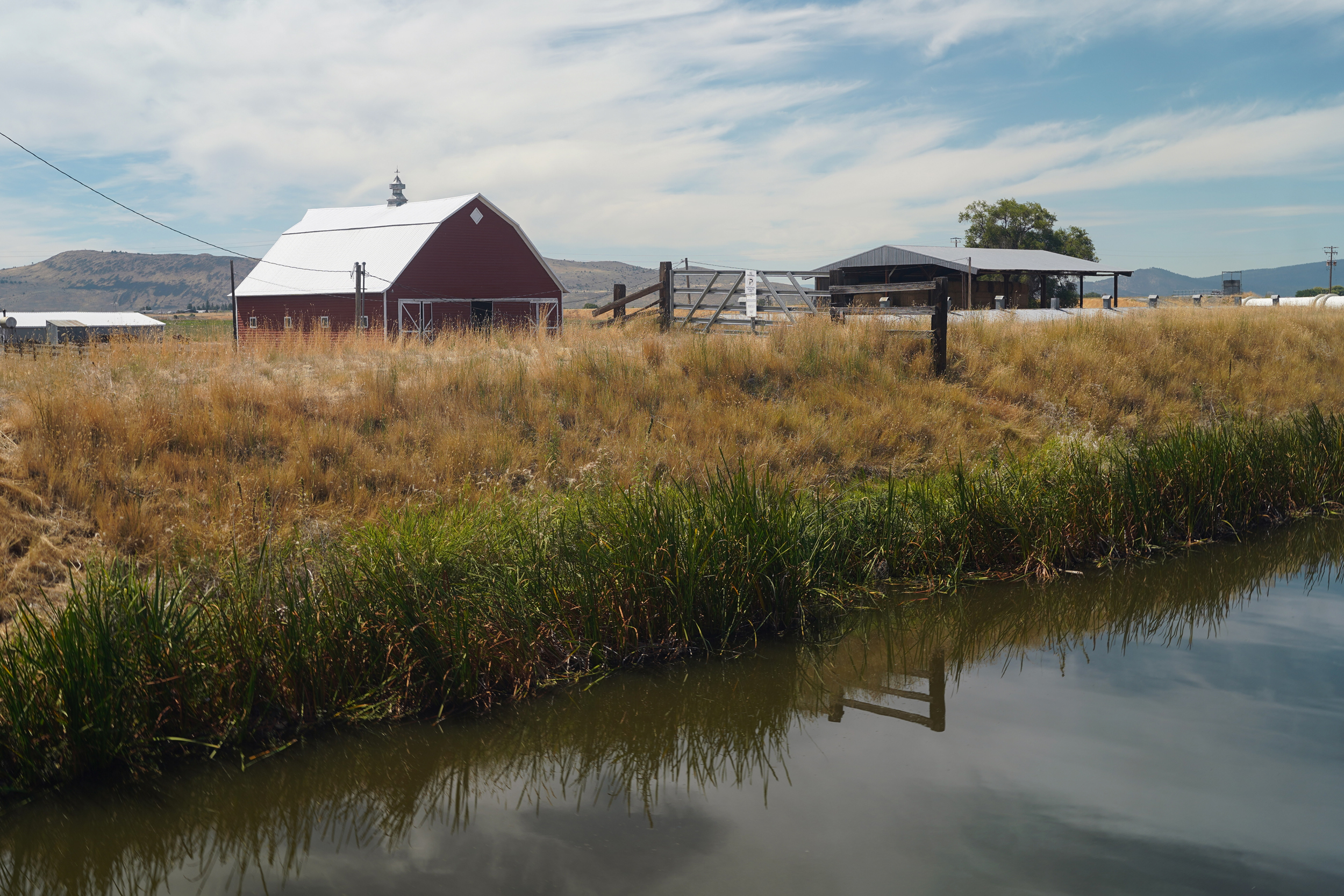 The Klamath Project, established in 1906 by the Bureau of Reclamation, supplies water to hundreds of farms in California and Oregon through a series of canals, diversions, and dams. Credit: Claire Barber/Inside Climate News
