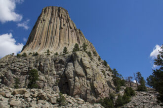 A view of Devils Tower National Monument in Wyoming. Credit: Avery Locklear/NPS