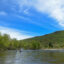 People fish on the Lehigh River in Pennsylvania’s Poconos Mountains. Credit: Natalie Kolb/MediaNews Group/Reading Eagle via Getty Images