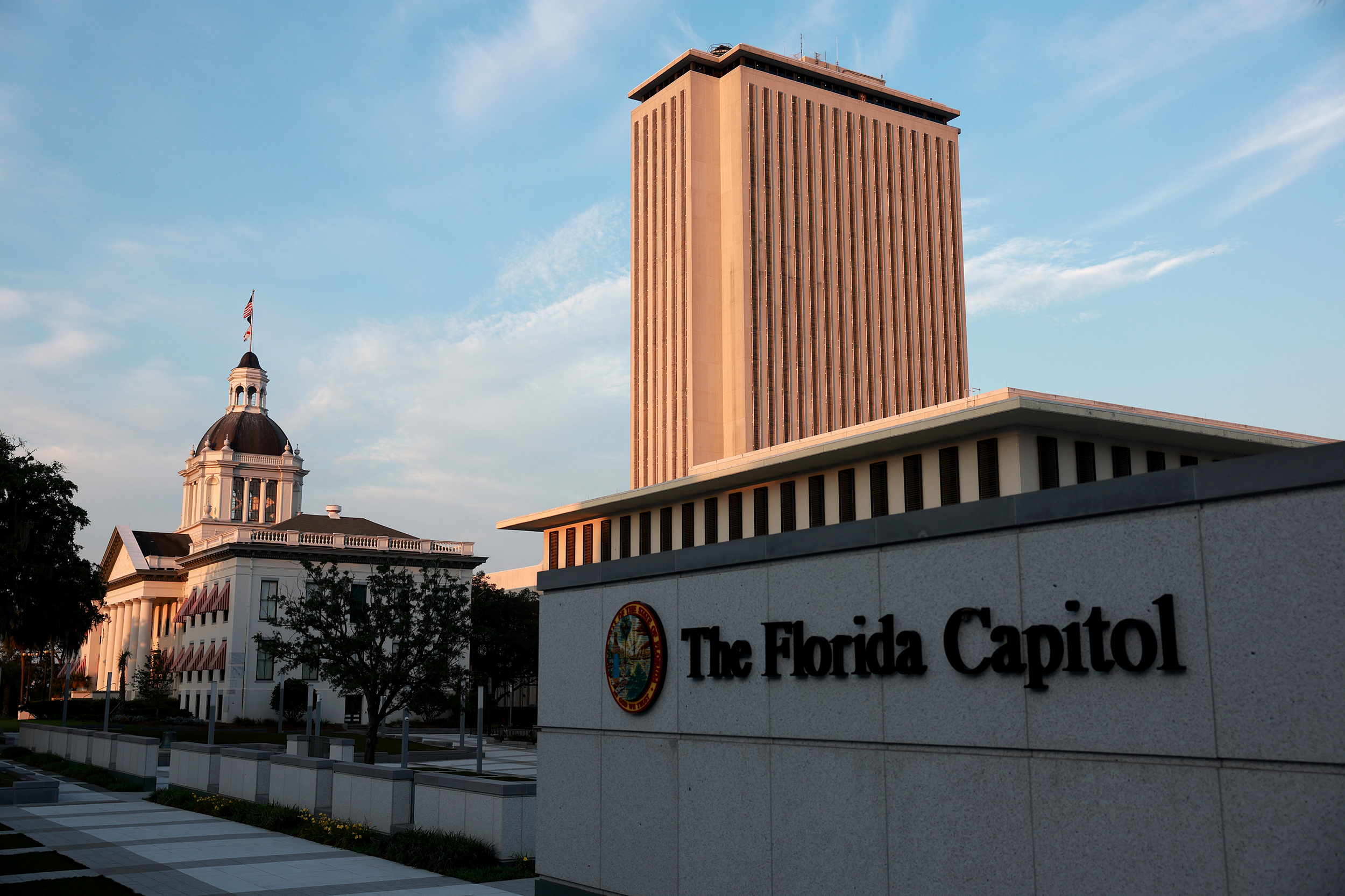 The Florida State Capitol Complex in Tallahassee, Fla. Credit: Joe Raedle/Getty Images