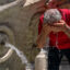 A man cools off during a heat wave in Rome on July 1, 2025. Credit: Antonio Masiello/Getty Images