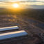 The construction site of a Meta data center in El Paso, Texas, on Aug. 13. Credit: Brandon Bell/Getty Images