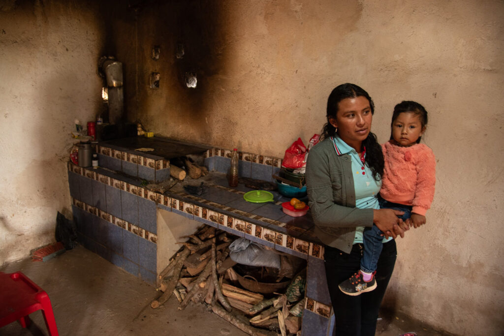 Katerine Ramírez, a mother of two who lives in Los Izotes, Guatemala, tries to avoid burning plastic, but with no service to take the refuse away, she has few other options for disposing of plastic waste.