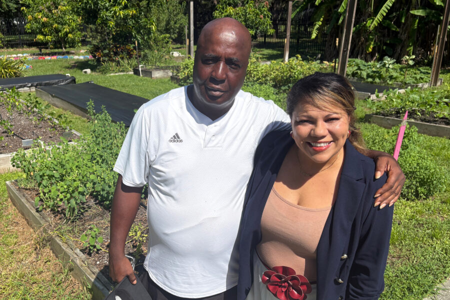University Area residents Ross Fabian and Sara Roman said the loss of an EPA grant has eroded trust for the government in the community. Credit: Amy Green/Inside Climate News