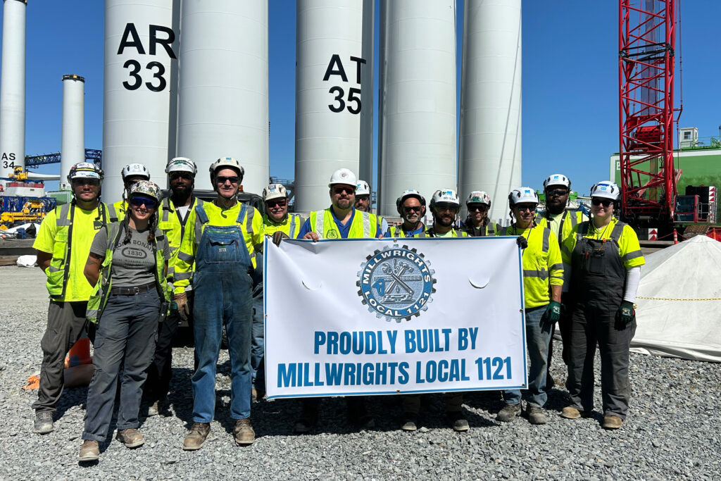 Millwrights Local 1121 first met with developers five years ago to develop offshore wind job training programs, which cost the union $10,000 to $20,000 per person. Credit: Courtesy of Andy Benedetto/Millwrights Local 1121