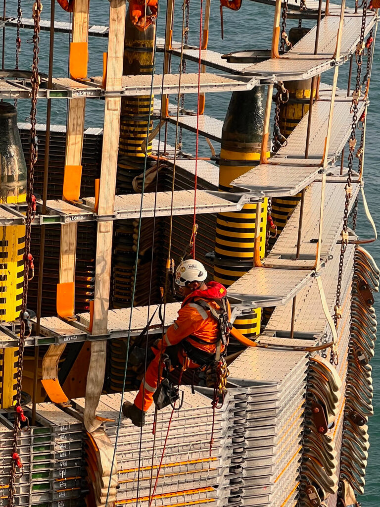 Joshua Grigsby worked on four major offshore wind projects, where he made enough money to take his son on vacations to Brazil and Disney World. Credit: Courtesy of Joshua Grigsby