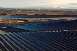 Green River Energy Center in Emery County, Utah, includes 400 megawatts of solar. Credit: rPlus Energies