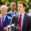 North Carolina Attorney General Jeff Jackson announces a settlement with Chemours over its forever chemicals pollution during a press conference on Thursday in Cumberland County. Credit: Matthew Wonderly/CityView