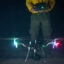 Uncrewed aircraft specialists deploy a drone to detect hot spots as the Timber Fire burns in Los Padres National Forest on Aug. 30 near Big Sur, Calif. Credit: Andrew Avitt/U.S. Forest Service