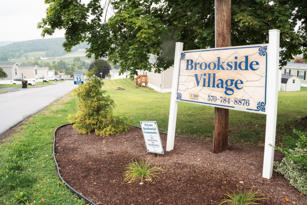 The groundwater plume in Columbia County was first identified at Brookside Village, a mobile home park where PFAS concentrations were hundreds of times the federal limit. Credit: Ben Seal/Inside Climate News