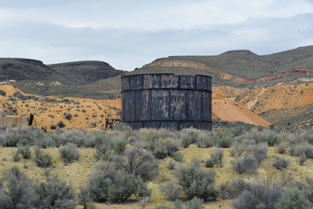 A former mercury mine is seen in Oregon’s McDermitt Caldera. Credit: Wyatt Myskow/Inside Climate News
