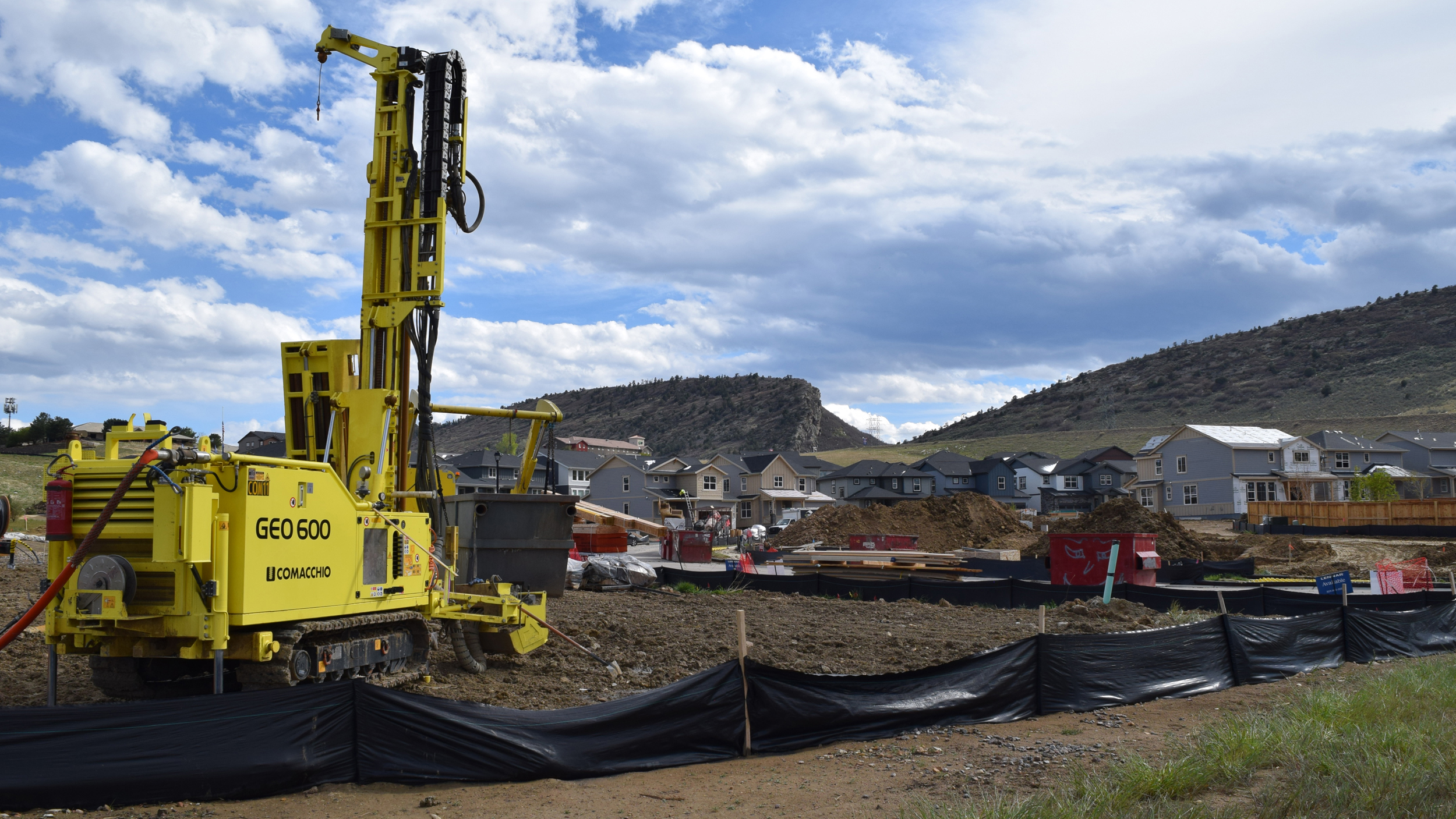Geothermal startup Dandelion Energy and homebuilder Lennar recently completed nearly 100 homes with geothermal heating and cooling at the Ken Caryl Ranch housing development in Littleton, Colo. Credit: Phil McKenna/Inside Climate News