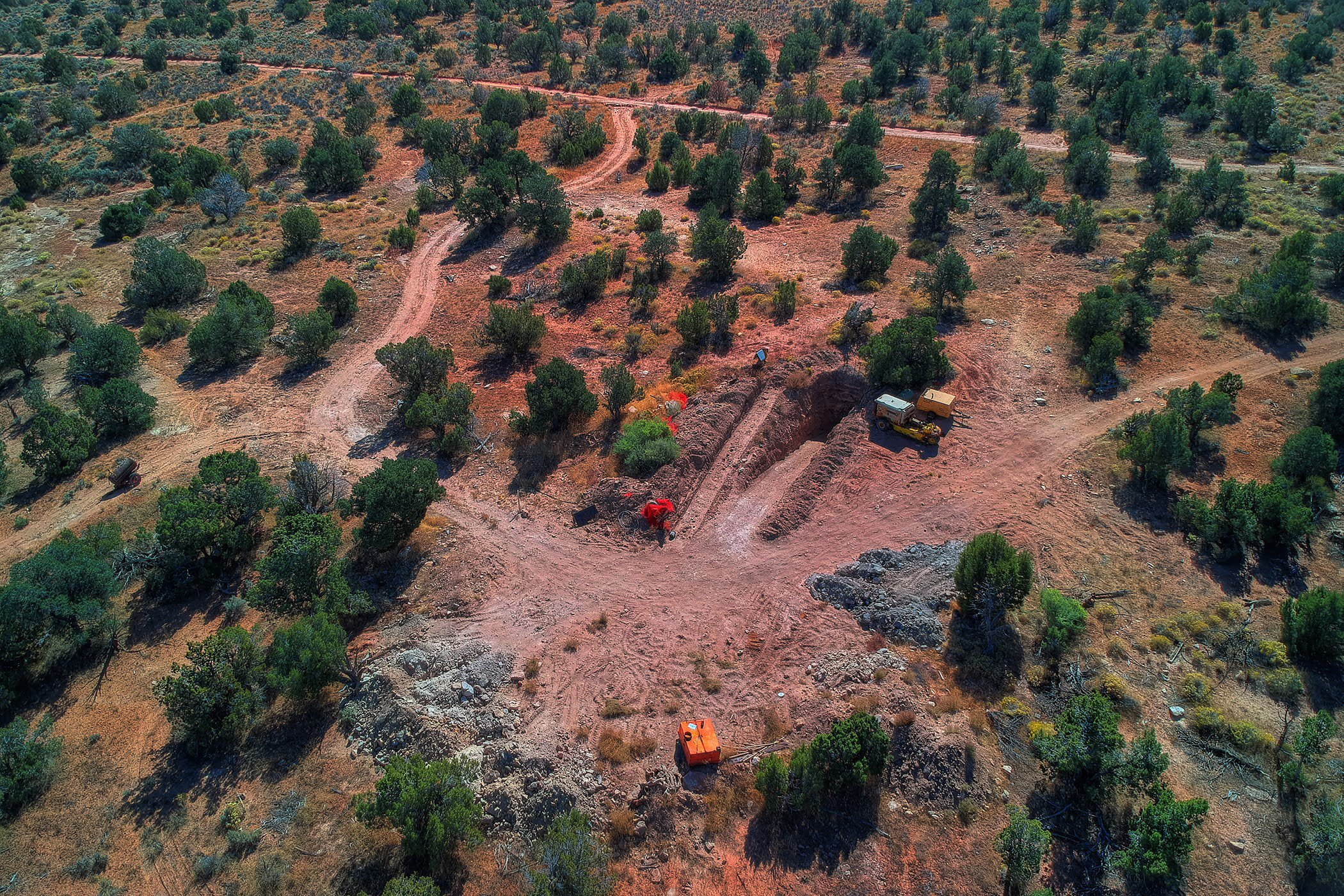 The site of a mining claim on land that was stripped from Bears Ears National Monument. Credit: Tim Peterson