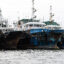 Chinese commercial fishing boats are seen docked at Hann Bay in Dakar, Senegal, on Sept. 27, 2023. Credit: John Wessels/AFP via Getty Images