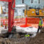 Workers repair a water main break that flooded streets and homes in southwest Detroit in February 2025. Credit: Jim West/UCG/Universal Images Group via Getty Images