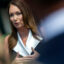 Agriculture Secretary Brooke Rollins speaks to the press outside of the White House on Aug. 25. Credit: Jim Watson/AFP via Getty Images