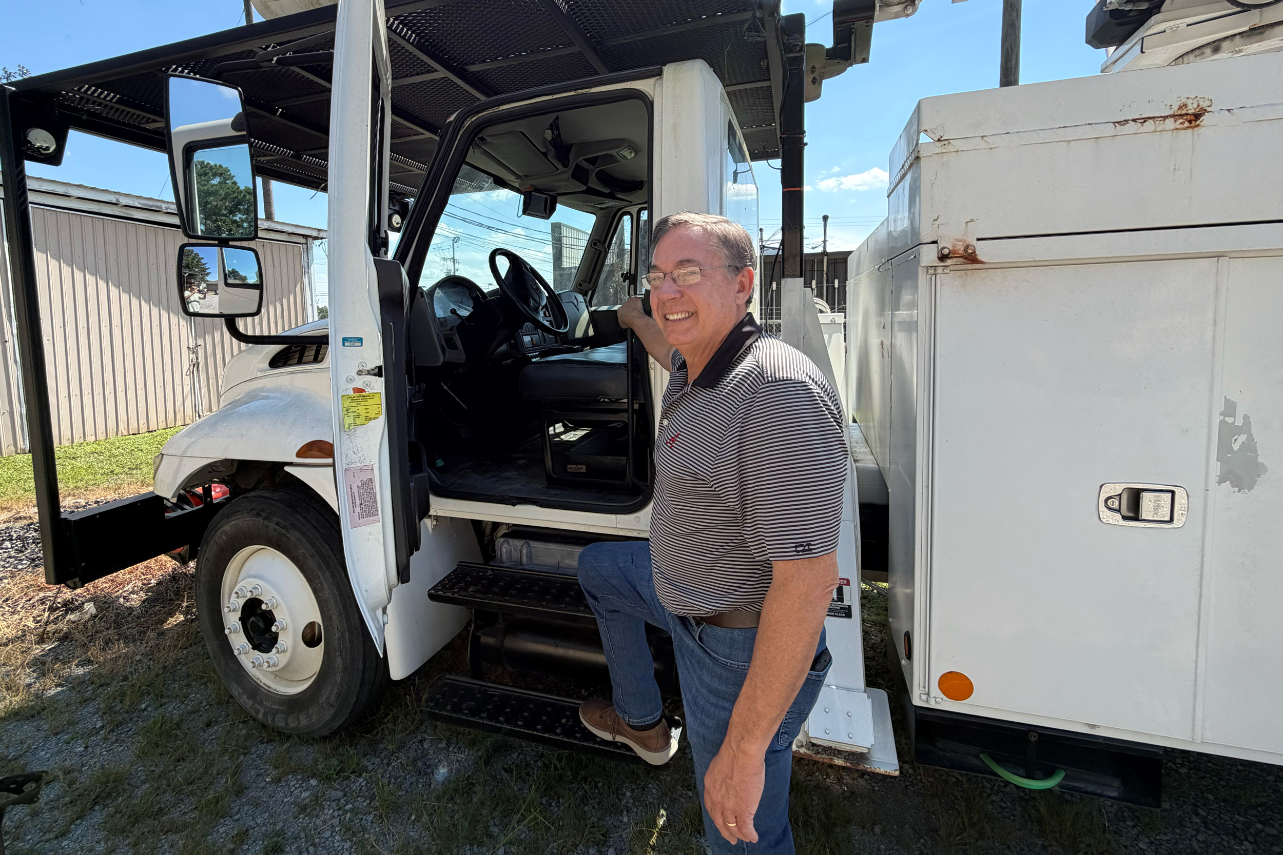 Alabama Rep. Mack Butler at the office of his firm Butler Electrical Contractors. Credit: Dennis Pillion/Inside Climate News