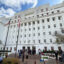 People gather outside the Alabama State House in March. Credit: Dennis Pillion/Inside Climate News