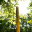 A marker for an Energy Transfer petroleum pipeline stands near the Delaware River in Upper Makefield Township, Pa. Credit: Tracie Van Auken/Inside Climate News