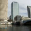 A canoer passes along the Hillsborough River among the office buildings downtown in Tampa, Florida, on Jan. 22, 2012. Credit: Linda Davidson/The Washington Post via Getty Images