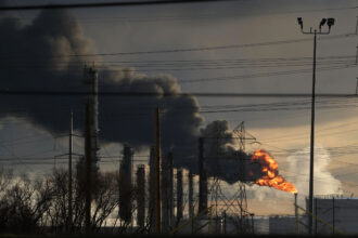 ExxonMobil's oil refinery in Baytown, Texas. Credit: Jason Fochtman/Houston Chronicle via Getty Images
