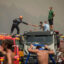 Volunteers help firefighters combat a wildfire in Lanton, west of Bordeaux, in southwestern France on July 29. Credit: Ed Jones/AFP via Getty Images